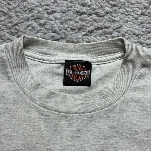 Harley Davidson Shirt Mens Medium Crewneck Tee Chest Pocket Genuine HD Motorcyle - Picture 4 of 7
